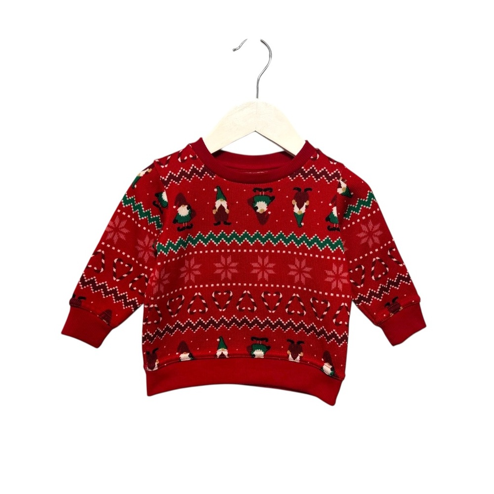 ⭐️ 5/$30 George Kids Xmas Knit Sweater size 6-12 Months